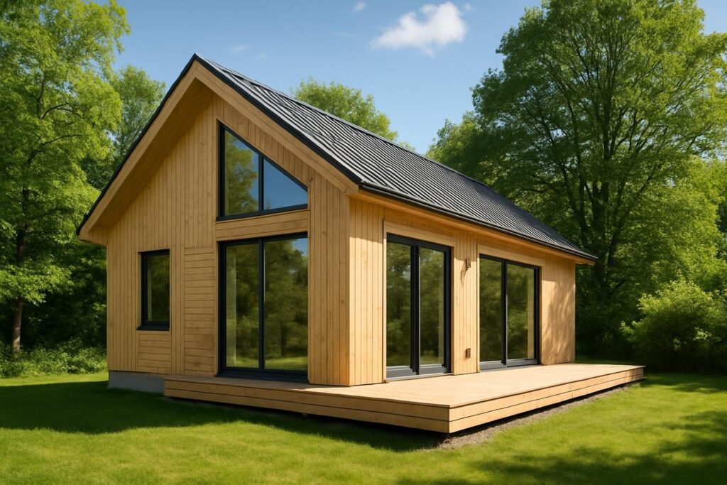 Découvrez nos maisons en bois, alliant écologie et modernité. Optez pour des kits préfabriqués pratiques ou choisissez une construction sur mesure, adaptée à vos besoins. Transformez votre rêve d'habitat en réalité avec nos solutions personnalisées.